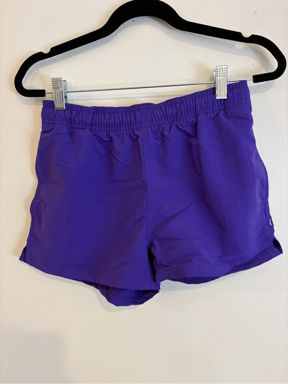TNA Purple Elastic Waist Athletic Shorts